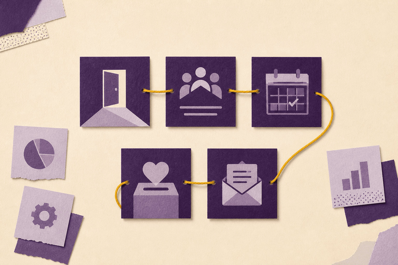 A connected thread passing through the church workflows that matter while unused features sit aside